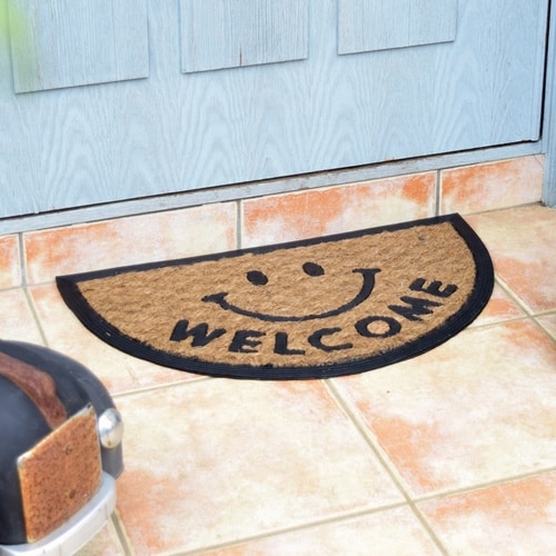 玄関マット 屋外兼用 ラバーコイヤー40×60cm
