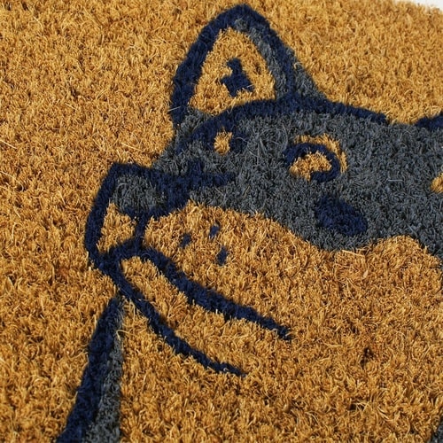 玄関マット 屋外兼用 コイヤー キリッと柴犬