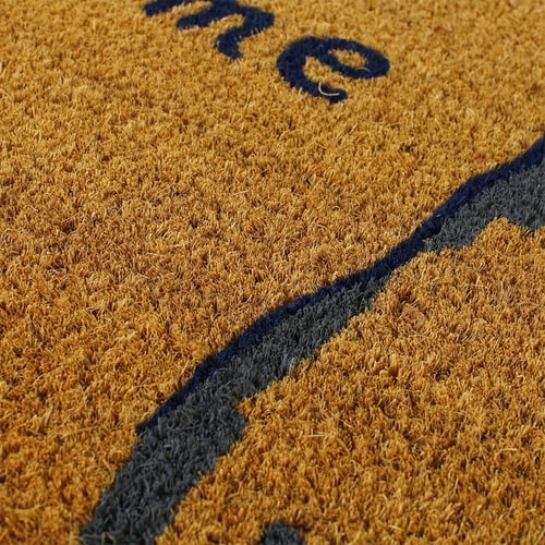 玄関マット 屋外兼用 コイヤー キリッと柴犬