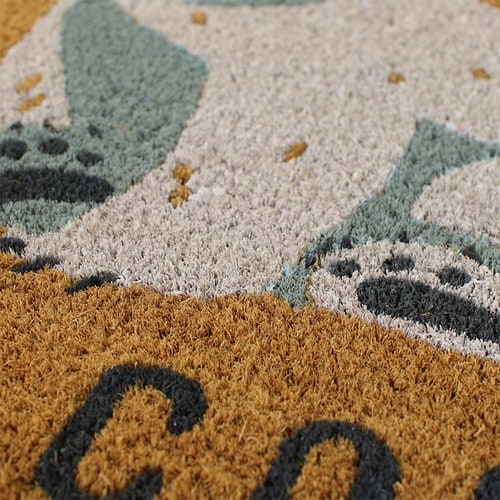 玄関マット 屋外兼用 コイヤー シロクマ×2