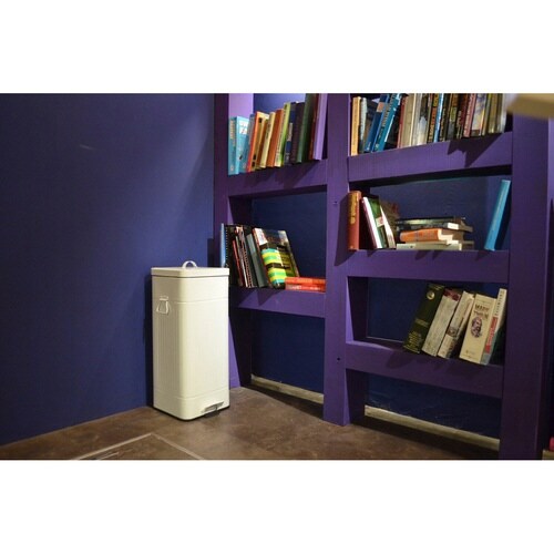 ゴミ箱 30L Galva ペダル式 ホワイト