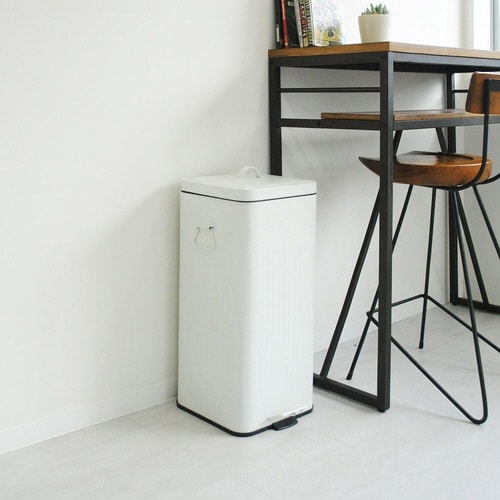 ゴミ箱 30L Galva ペダル式 ホワイト