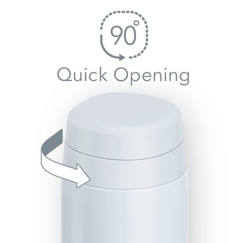 サーモス 水筒 250ml ホワイトグレー×2