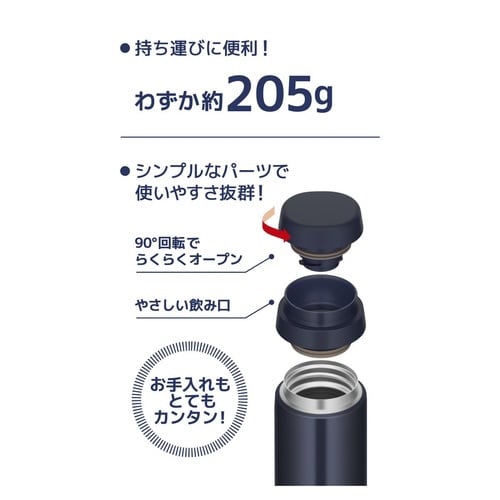 サーモス 水筒 500ml ダークネイビー