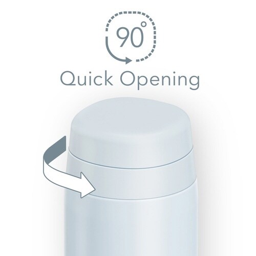 サーモス 水筒 500ml ホワイトグレー