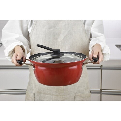 両手鍋 20cm にこみーな フチ付き×2