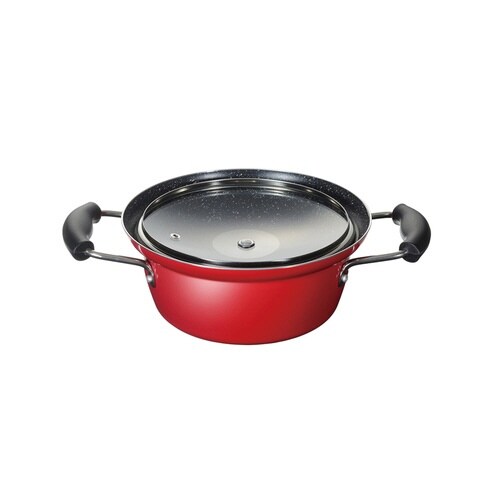 両手鍋 20cm にこみーな フチ付き×2