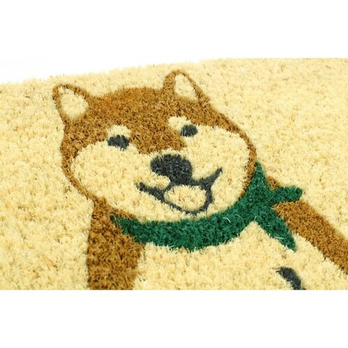 玄関マット 屋外兼用 コイヤー 柴犬