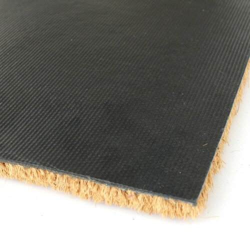 玄関マット 屋外 泥落とし クロネコ×2