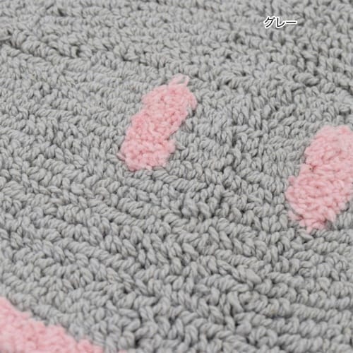 玄関マット室内用35×70cmピンクグレー×2