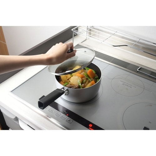 片手鍋 18cm IH対応 チーノ フッ素加工