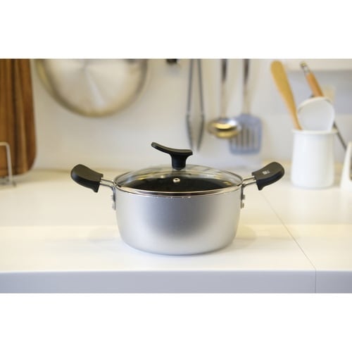 両手鍋 18cm IH対応 チーノ フッ素加工