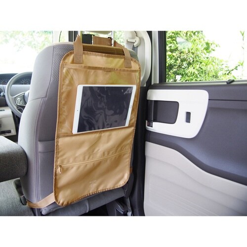 シートバックポケット 車 matka ベージュ×2