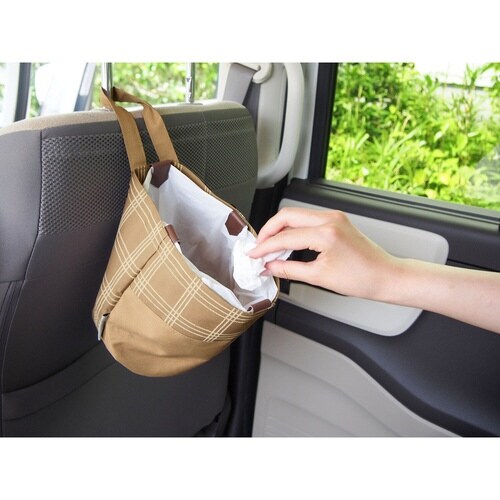 ゴミ箱 車 ダストボックス matka ベージュ