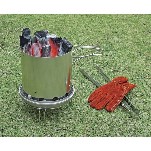 大型火消しつぼ・火起し器セット キャプテンスタッグ