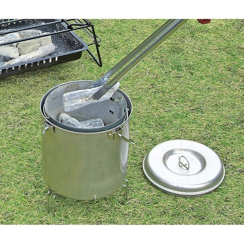 大型火消しつぼ・火起し器セット キャプテンスタッグ