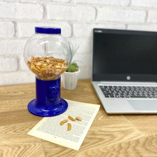 保存容器 スナックディスペンサー ブルー×2