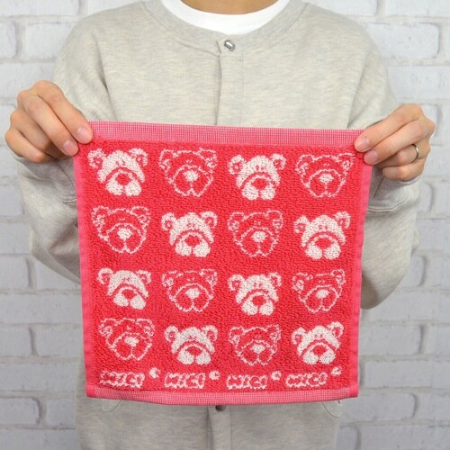 ハンドタオル NICI ニキ ラブベア(ピンク)