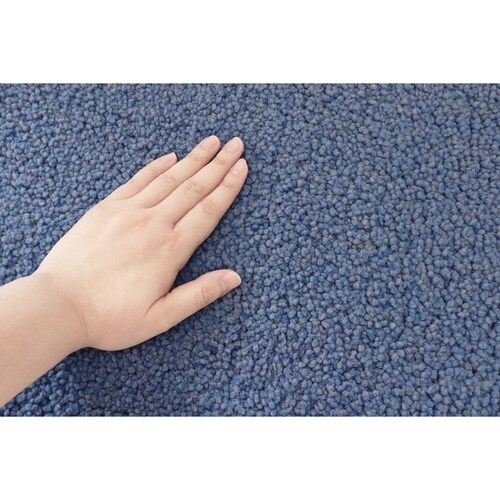 トイレマット 50×60cm ナチュラル ブルー