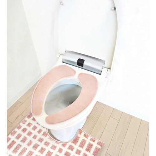 便座シート ナチュラル 貼るだけ便座シート ピンク