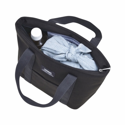 ランチバッグ 保冷 サーモス ブラック×2