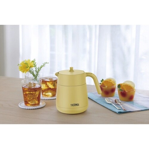 サーモス ティーポット 真空断熱 ベージュ