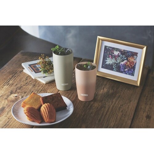 サーモス タンブラー 真空断熱 アッシュグレー