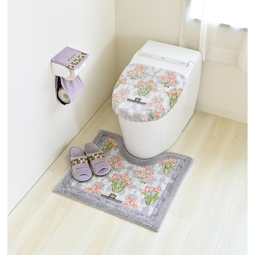 トイレットペーパーホルダーカバー グレー