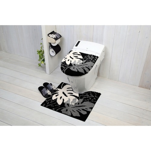 蓋カバーU型O型洗浄暖房型兼用ブラック×2