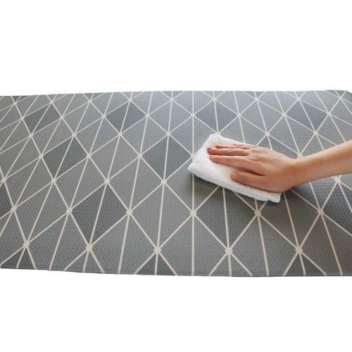 キッチンマット 拭ける 120cm ラティス×2