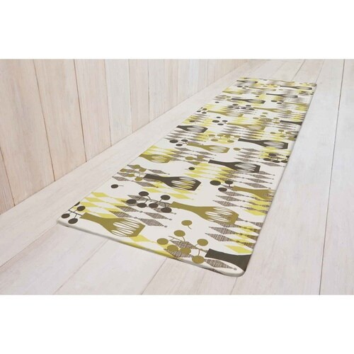 キッチンマット 拭ける 120cm ベイス×2