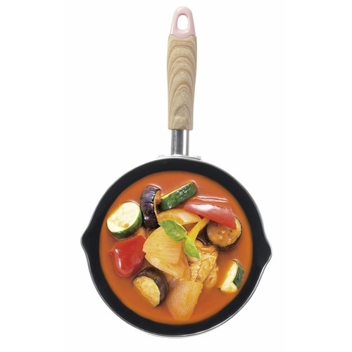 雪平鍋 18cm IH対応 フッ素加工 グリーン