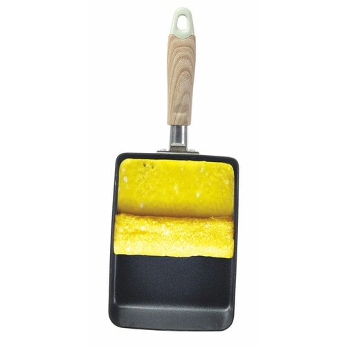 玉子焼き器 13×18cm IH対応 ピンク