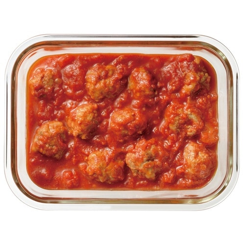 電子レンジ調理器 耐熱ガラス角型容器セット M×2