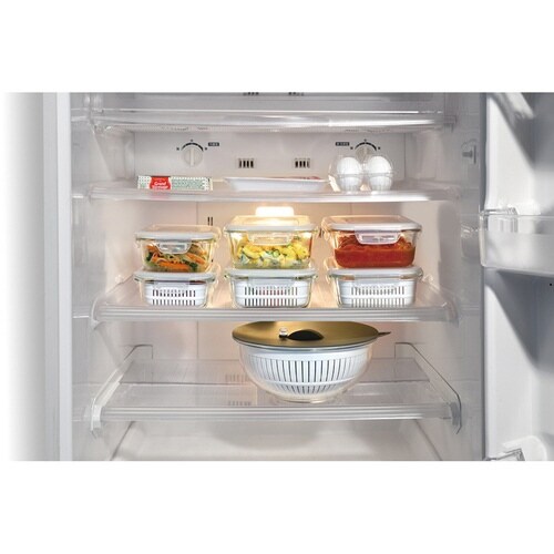 電子レンジ調理器 耐熱ガラス角型容器セット L×2