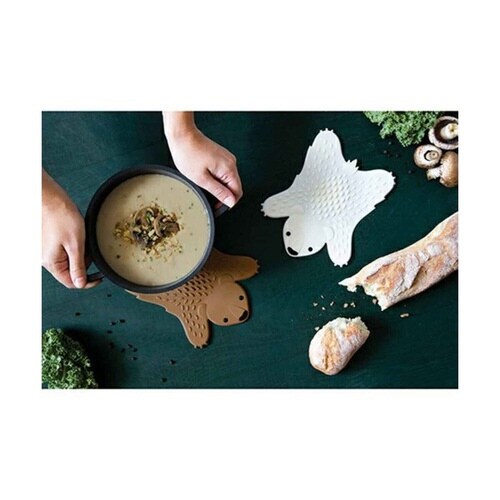 鍋敷き OTOTO トリベット ホワイト×2