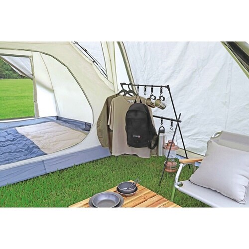 ハンギングラック 2段 フック8個付 トレッカー