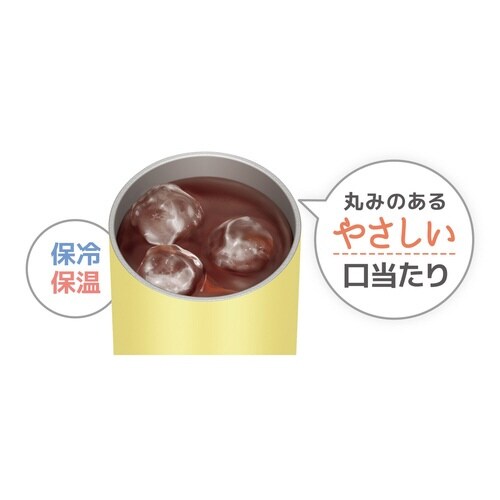 サーモス缶ホルダー保冷350mlイエロー×2