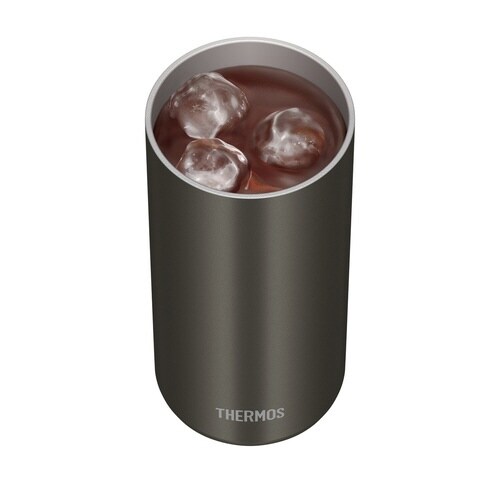 サーモス 缶ホルダー 保冷 ダークブラウン×2