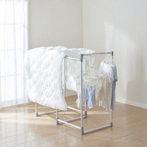 物干し 室内 軽くて丈夫なアルミ製折りたたみ物干し