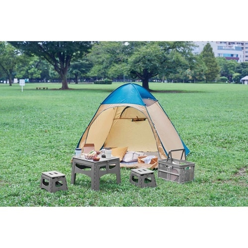 アウトドアテーブル グレー