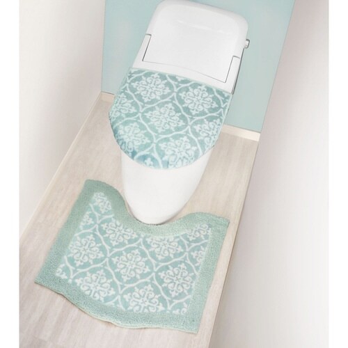 トイレマット 60×60cm ミント×2