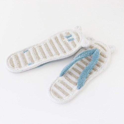 スリッパ コットンサンダル アニマル シロクマ