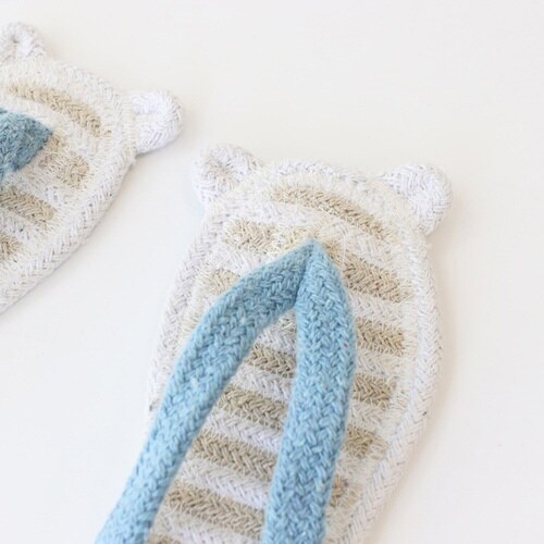 スリッパ コットンサンダル アニマル シロクマ