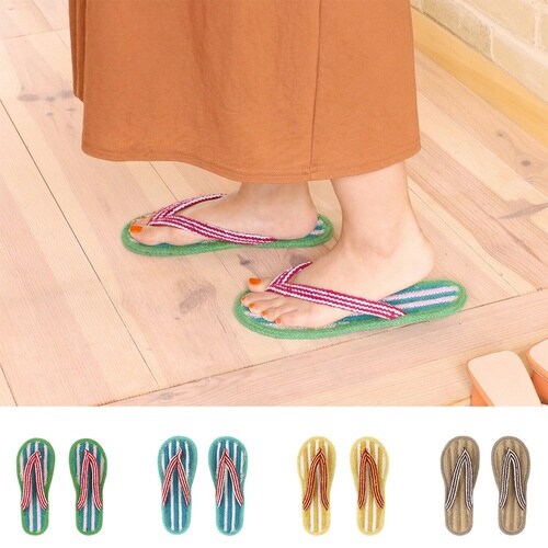 スリッパ コットンサンダル レモンスカッシュ