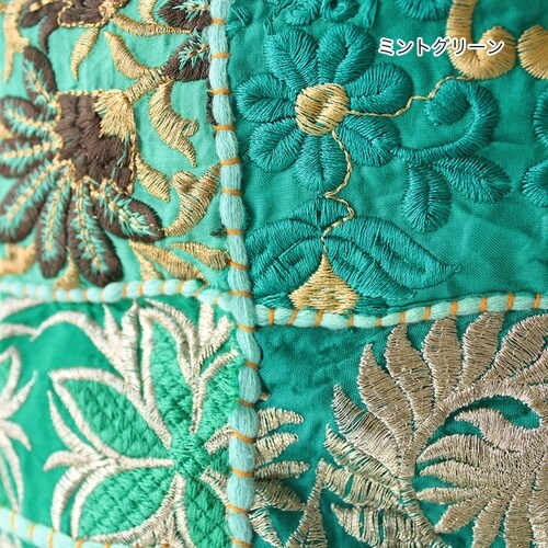 トートバッグ カンバディアパッチ ミントグリーン