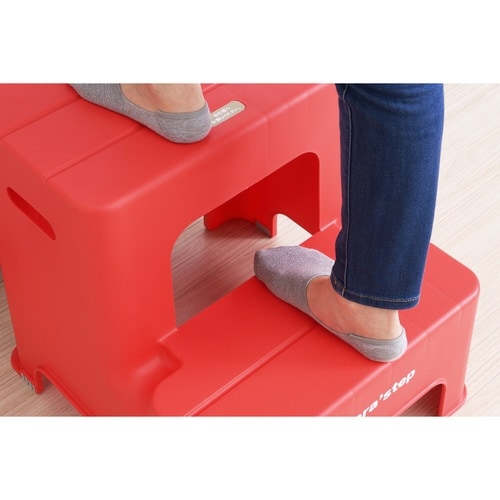 ステップ 踏み台 幅43.5cm レッド