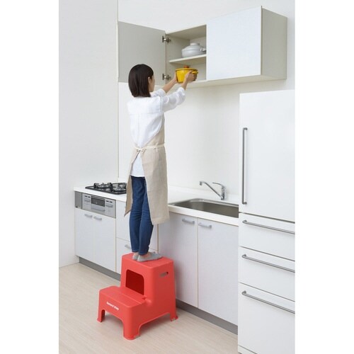 ステップ 踏み台 幅43.5cm レッド