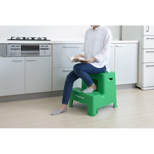 ステップ 踏み台 幅43.5cm グリーン