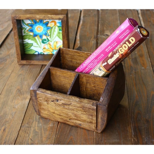 リモコンBOX 木製×2